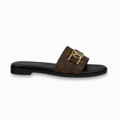 Brown Semi-Formal Leather Flats