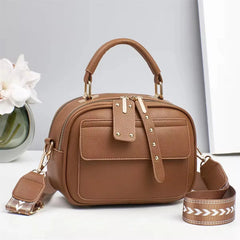 Branded Leather Handbag Set