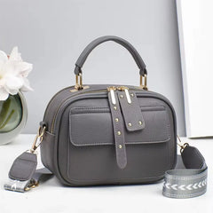 Branded Leather Handbag Set