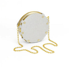 Fancy Metal Crossbody Purse