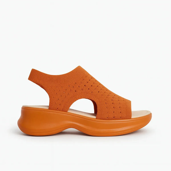 Trendy Knit Slip-On Sandals