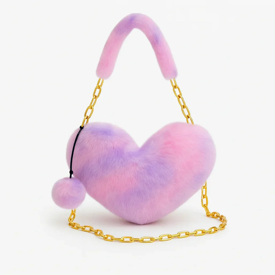 Fluffy Fur Crossbody Bag