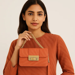 Chic Long Strap Shoulder Bag