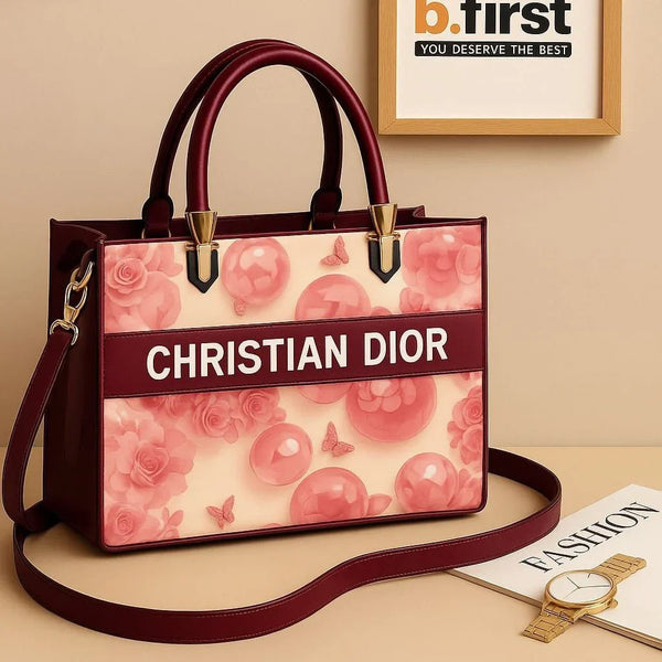 Dior Printed Shoulder Bag