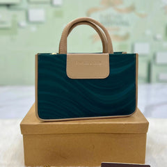 Elegant Metal Zip Shoulder Bag