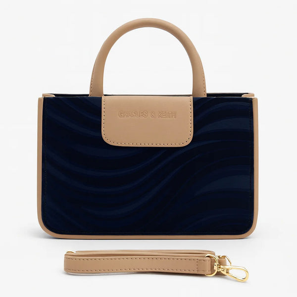 Elegant Metal Zip Shoulder Bag