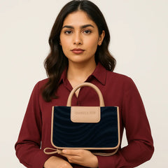 Elegant Metal Zip Shoulder Bag