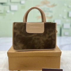 Elegant Metal Zip Shoulder Bag