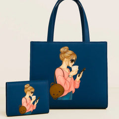 Canvas Tote Bag 2pcs