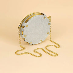 Fancy Metal Crossbody Purse