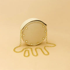 Fancy Metal Crossbody Purse