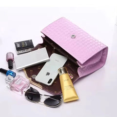 Imported Chain-Belt Crossbody Bag