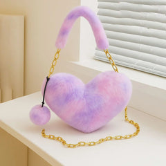 Fluffy Fur Crossbody Bag