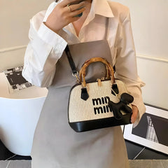 Min Min Wooden Handle Bag