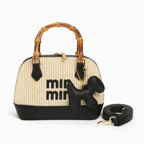 Min Min Wooden Handle Bag
