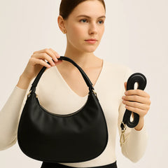 Stylish Zip Shoulder Handbag