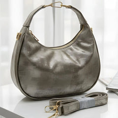 Stylish Zip Shoulder Handbag