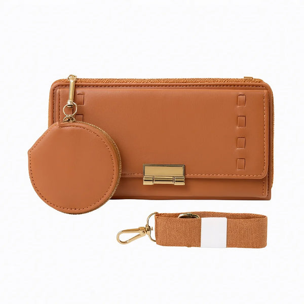 Trendy Dual Zipper Wallets