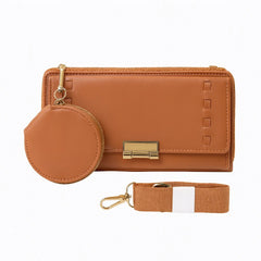 Trendy Dual Zipper Wallets