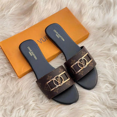 Brown Semi-Formal Leather Flats