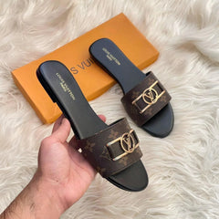 Brown Semi-Formal Leather Flats