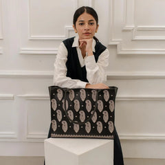 Zellbury Embroidered PU Tote